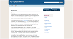 Desktop Screenshot of openspeedshop.org